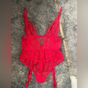 Sexy VS Red Lingerie Bodysuit size XS